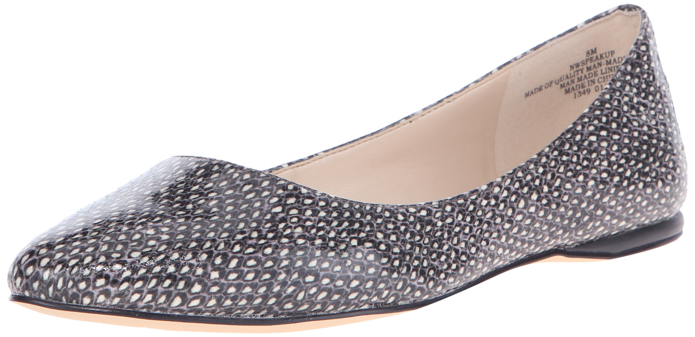 Nine West Women's Speakup Synthetic Ballet Flat