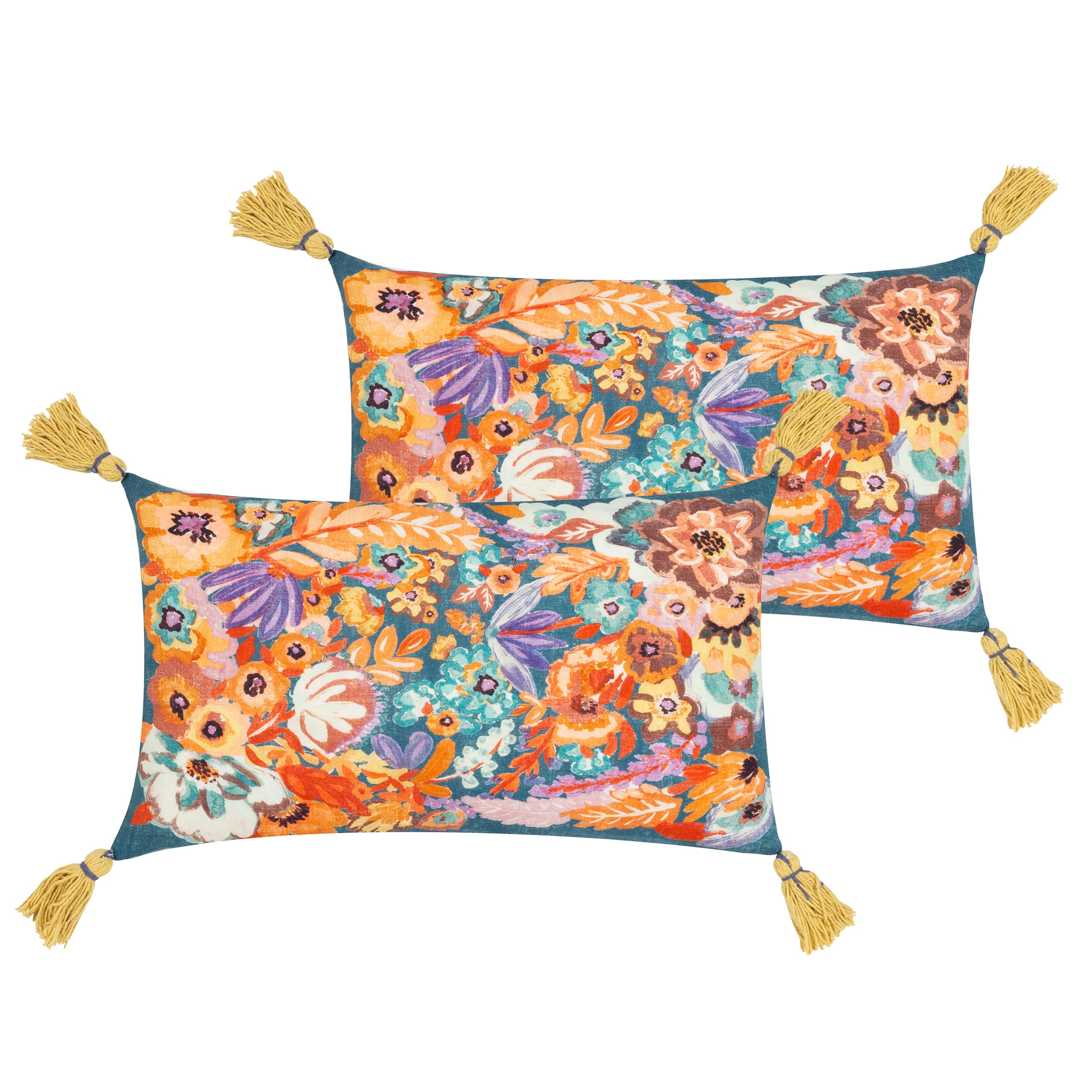 furn. Wylder Traloa Feather Filled Cushions Twin Pack