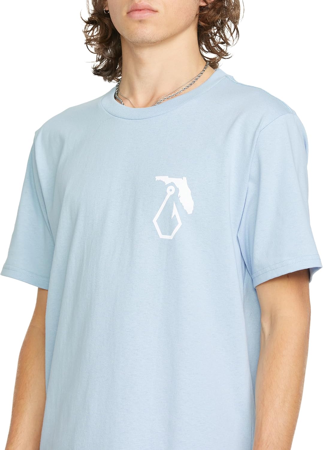 Volcom Men's Reelin Tee – Heavyweight Ring-Spun Cotton Graphic Crew Neck Short Sleeve Shirt, Vineyard Green, XX-Large - Image 4