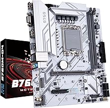 B760M-D4-B Compact High-End Lga1700 DDR4 Micro ATX Motherboard Supporting 12Th/13th Gen Cpus, Exceptional Connectivity And Efficient Power Transfer (White Edition)