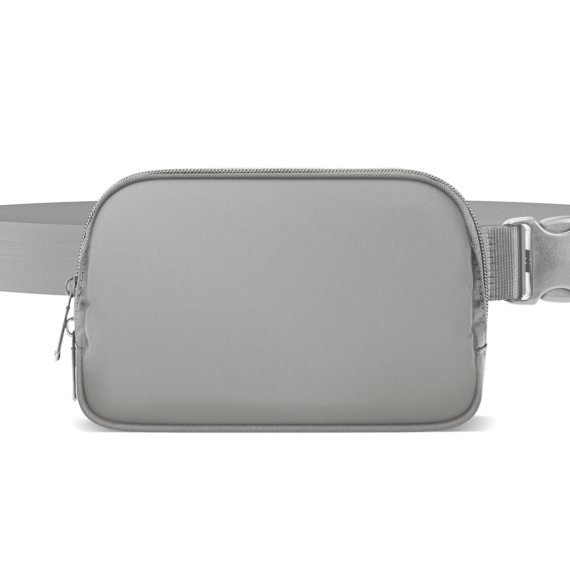 Extra Long Strap Fanny Pack, 60 Inch Max Adjustable Plus Size Crossbody Bag, Extended Length Waist Bag, Everywhere Belt Bag 1L, Grey