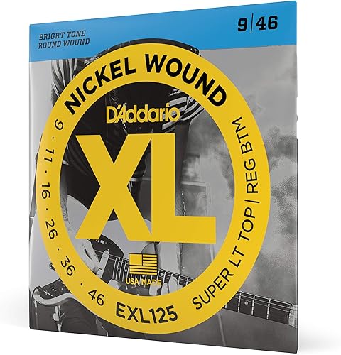 Miniatura 16 de D'Addario XL EXL110-3D - Cuerdas de níquel para guitarra eléctrica de 6 cuerdas, entonación perfecta, sensación consistente, durabilidad fiable
