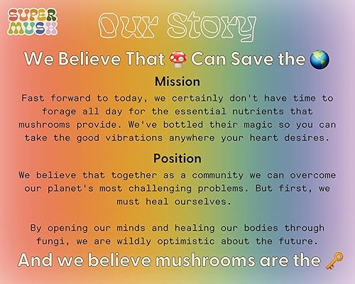 Miniatura 8 de SuperMush Spray diario  Suplemento en aerosol de hongos  Spray líquido puro para relajarse y calmar  1.0 fl oz de aerosol orgánico de hongos