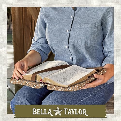 Miniatura 2 de Bella Taylor Funda para la Biblia para mujer  Organizador de Biblia y estuche de transporte para Biblias medianas y grandes  Parche acolchado de