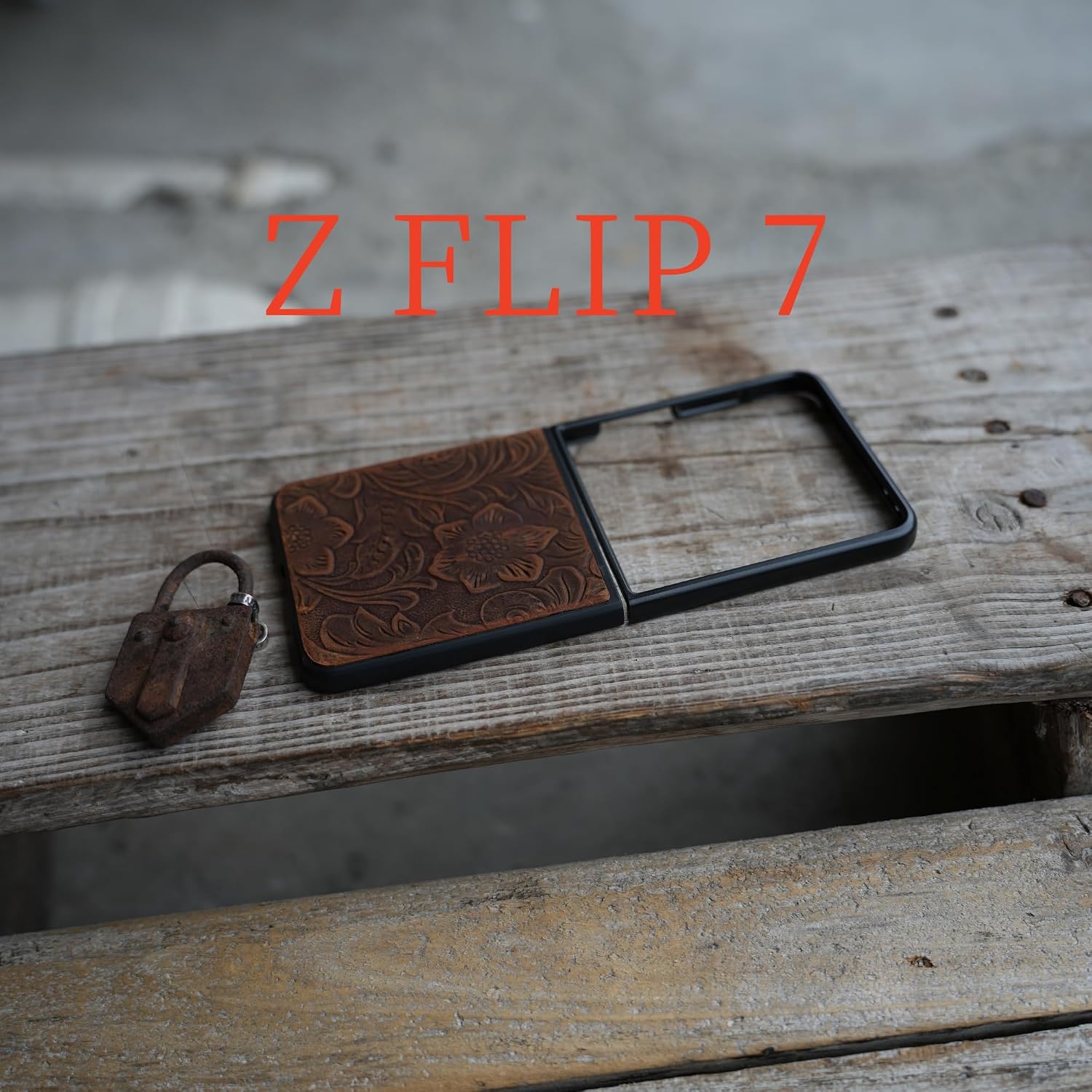 JJNUSA Handmade Leather Case for Samsung Galaxy Z Flip 7 6 5 4 3 5G Back Cover Case