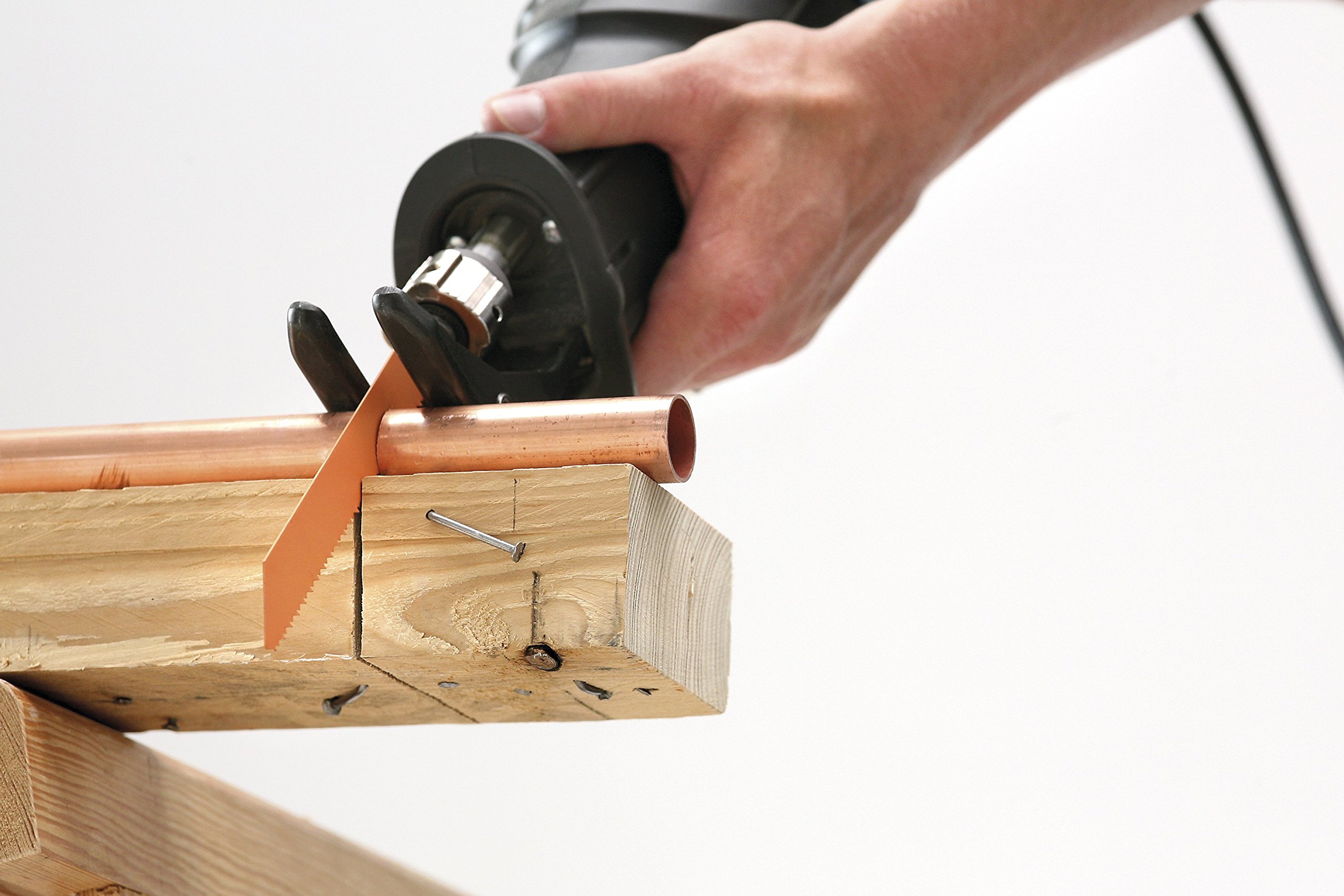 kwb Juego de 5 hojas de sierra sable para madera y metal – Adecuado para sierras universales y colas eléctricas – Fabricado en Suiza