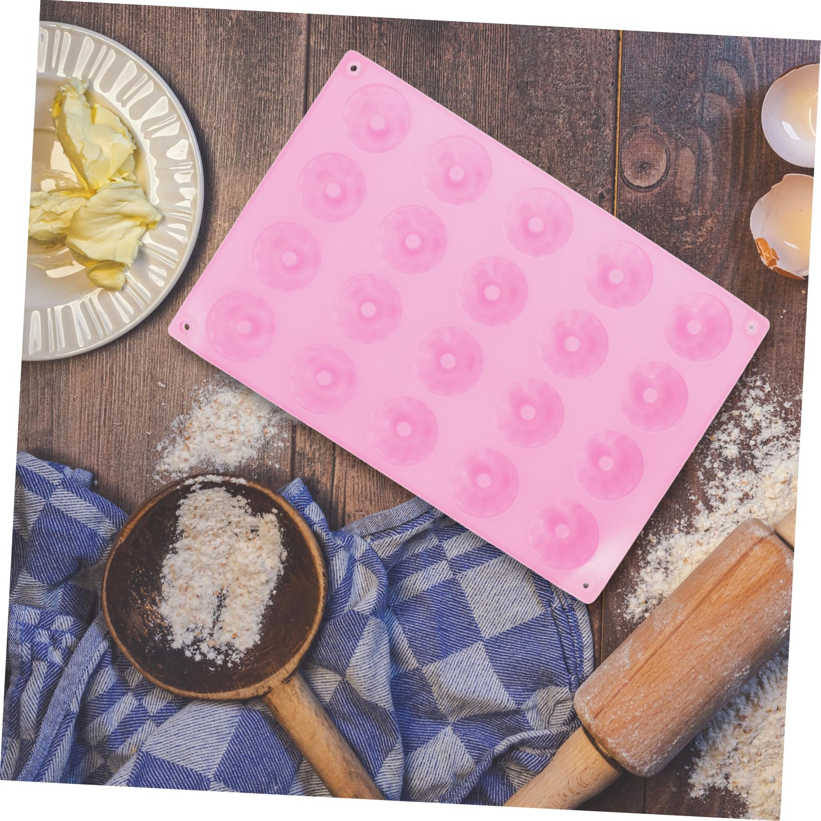 Silikon Kuchenform mit 20 Mulden für Brot und Muffins