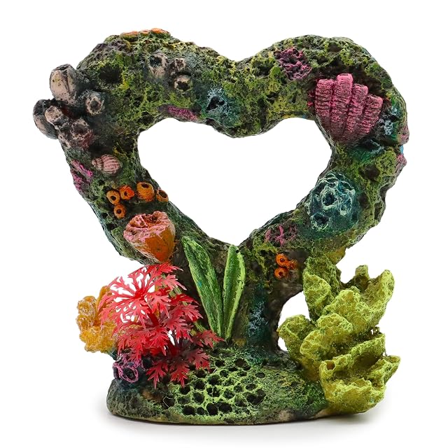 Amtra Deko Cuore hundido - Decoraciones para Acuario de Agua Dulce y Marina de Resina, para acuarios…