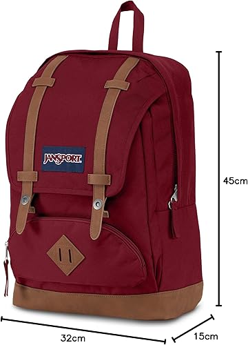 Vista 27 de JanSport Cortlandt - Mochila para laptop de 15 pulgadas, 25 litros marino