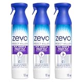 Zevo Flying Insect Killer Spray - Bug Spray for Home Use - Versatile Gnat, Mosquito, Fruit Fly Killer & More - with Rosemary & Cornmint Oil - for Indoor & Outdoor Use (3 Bottles)