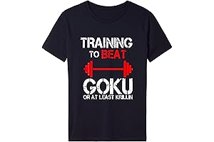 Super Saiyan Goku Training Gym T Shirt: Push Your Limits
