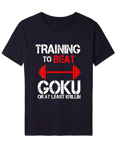 Super Saiyan Goku Training Gym T Shirt, Traning to Beat Goku