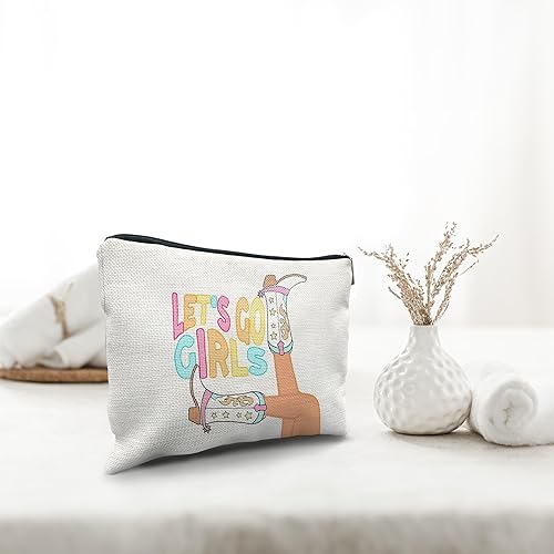 Miniatura 3 de Nogrit Retro Groovy Western Cowgirl Maquillaje Cosméticos Bag2, Western-3