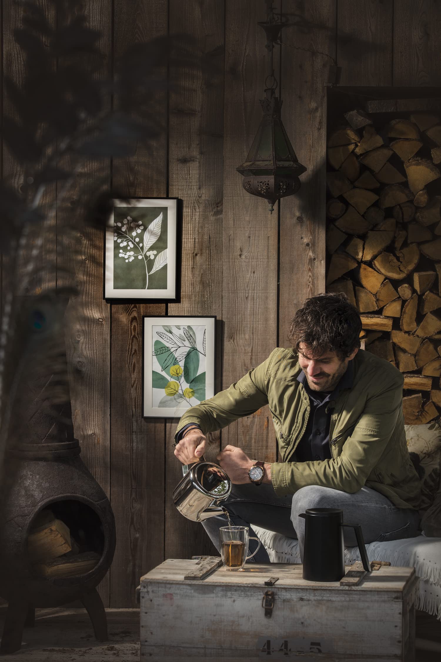 Theepot Duet® Design Boston 1,1L, RVS | Koffie Thee Lokaal Delicious