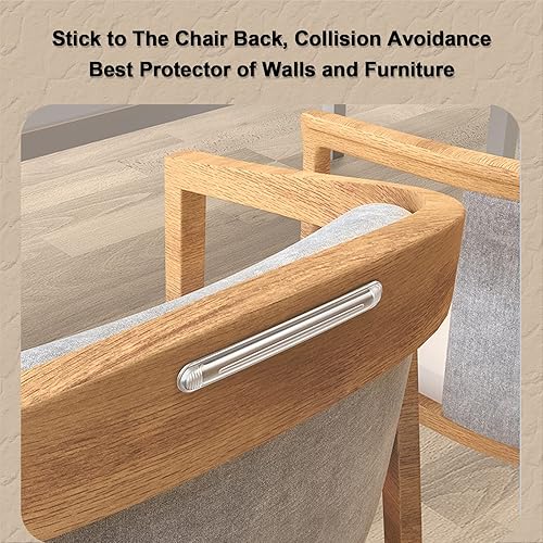 Miniatura 3 de Protector de pared transparente para puertas de gabinete, protector de pared para muebles, silla, riel trasero, protector de pared para parachoques