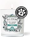 Pet-Pourri Pawsitively Fresh Pet Odor Deodorizer Candle, Burns Up to 45 Hours, Aromatherapy & Air Freshener with Essential Oils, Plant Based Ingredients & Wax, Vet Approved, Jasmine Pear Scent