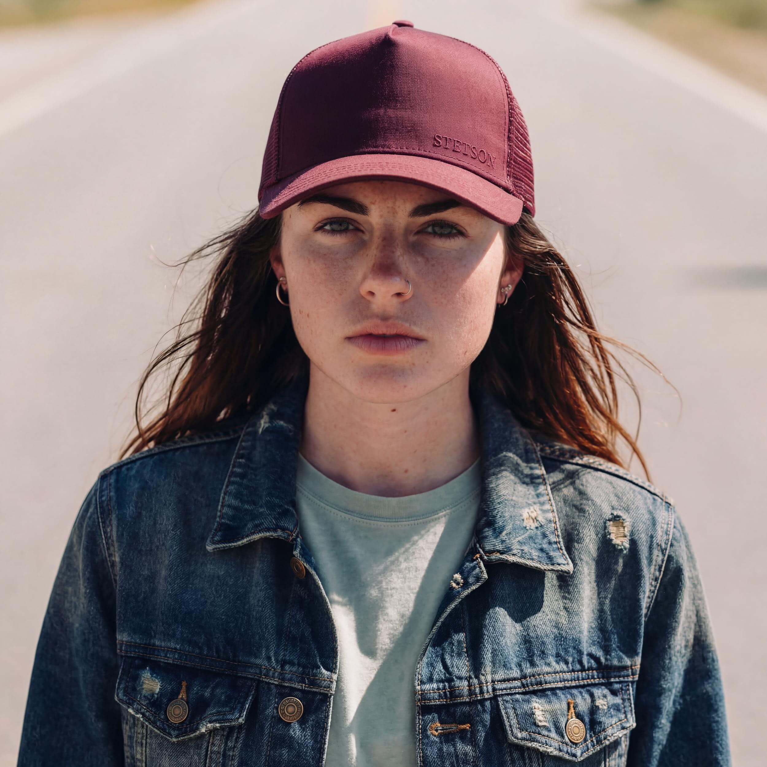 Stetson Brooklin Gorra Trucker Classic Cotton Seis Paneles Lisa Unisex Primavera Verano