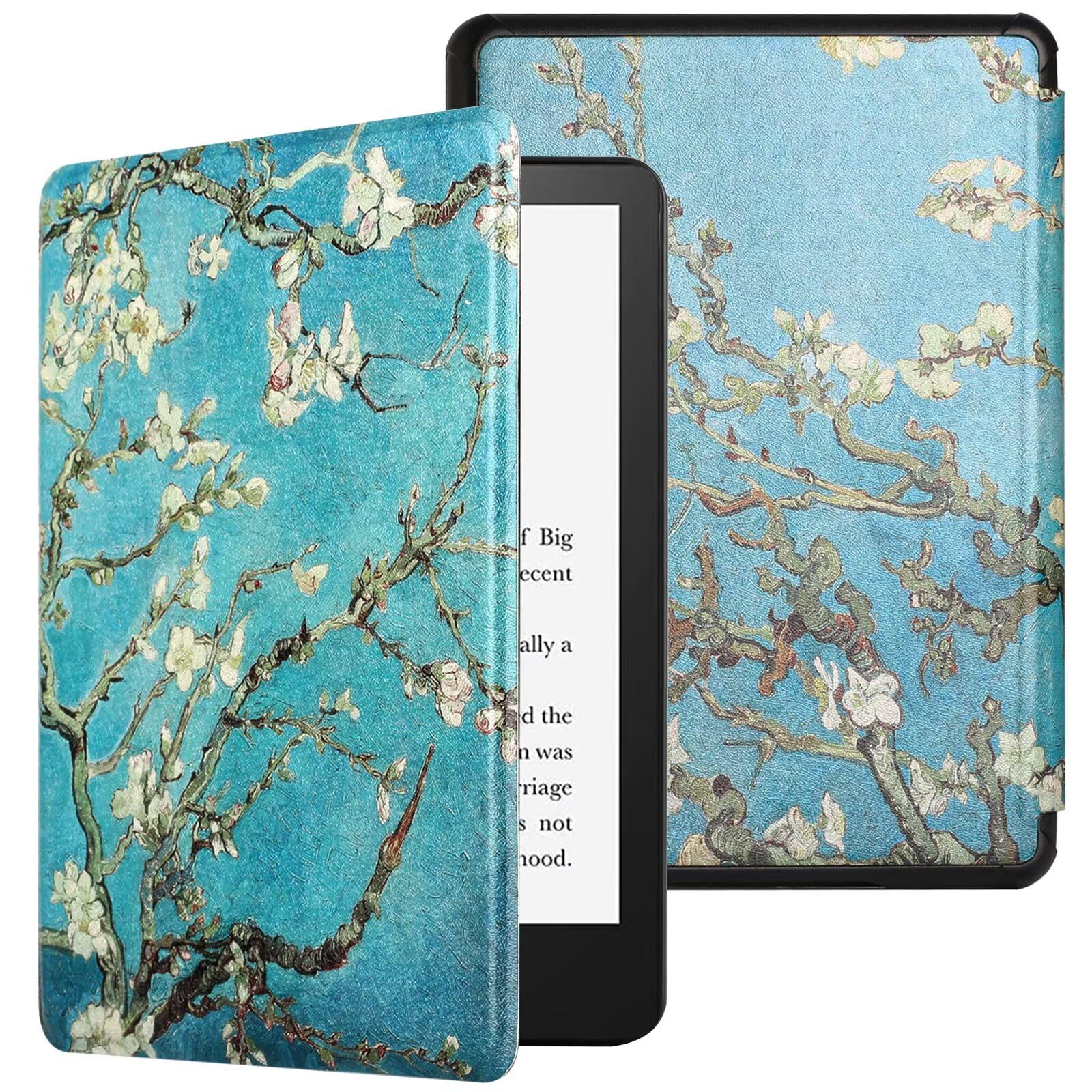 MOKASE Case Compatible with 6" Kindle Paperwhite (Fits 2012,2013,2015,2016 Version), Model NO: EY21 / DP75SDI, PU Leather Hard Case Protective Case Cover with Smart Wake/Sleep Funtion, Mint — view 22