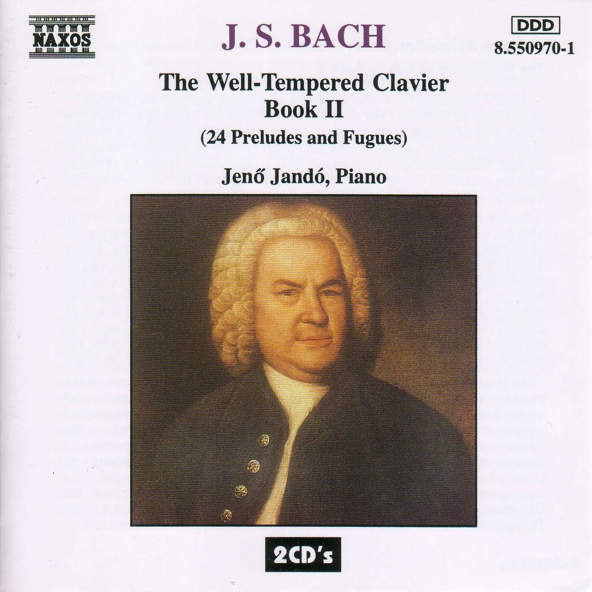 BACH, J.S.: The Well-Tempered Clavier, Book 2