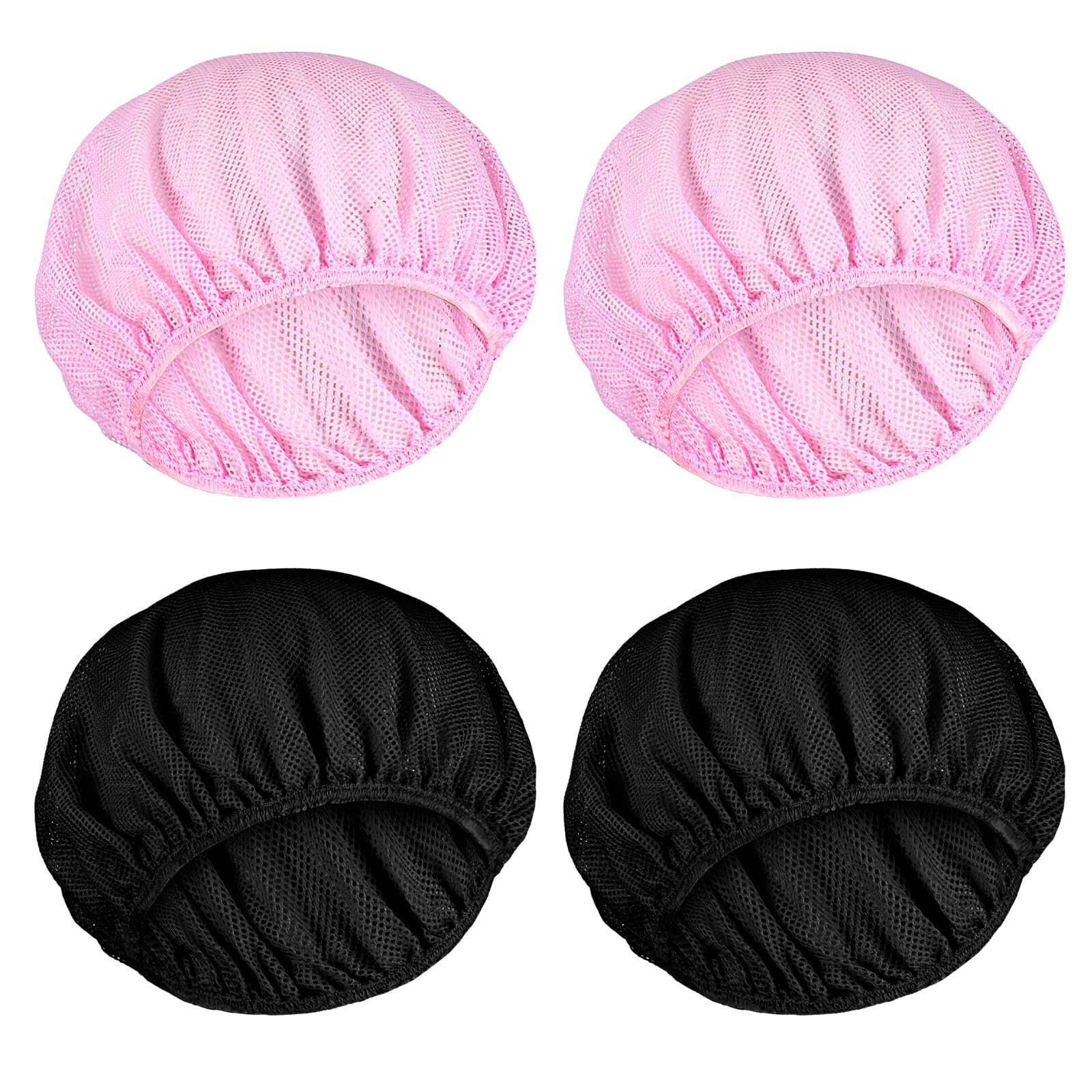 TIESOME Rete per capelli per dormire 4 pezzi Bonnet Sleep Cap regolabile per donne