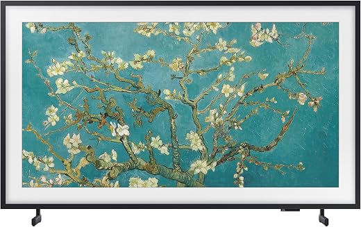 Samsung Lifestyle TV QE32LS03CBUXZT The Frame QLED Full HD, Smart TV 32" Matte Display, Art Mode, OTS Lite, Integrato con Bixby e Alexa compatibile con Google Assistant, Black 2023