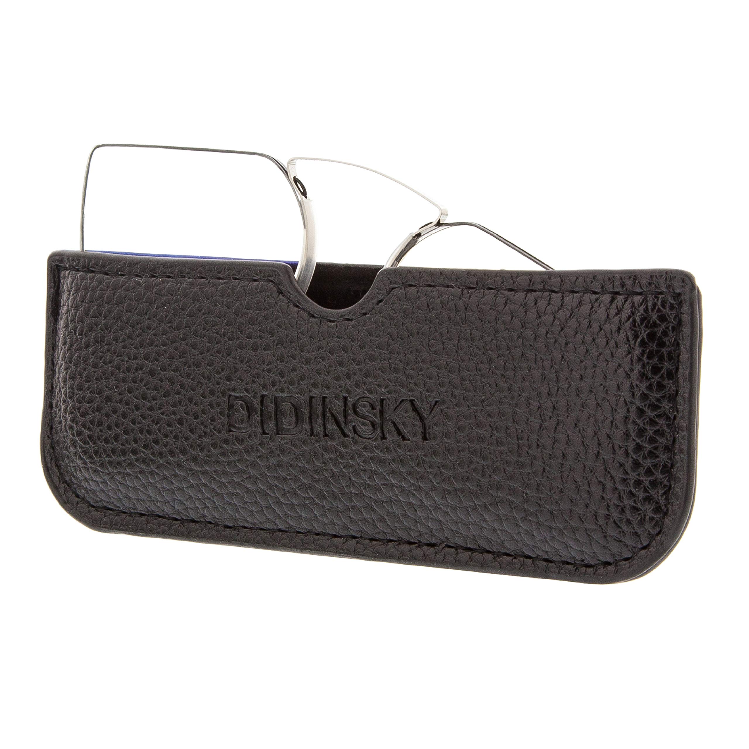 DIDINSKY Gafas de Lectura sin Patillas Graduadas Anti-bluelight para Hombre y Mujer. Anti-reflejantes y Anti Luz Azul Flexibles Irrompibles de Bolsillo. 3 colores y 5 graduaciones – HERMITAGE SQUARE