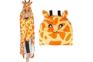 Moyel Giraffe Gifts for Women - Funny Giraffe Blanket Hoodie