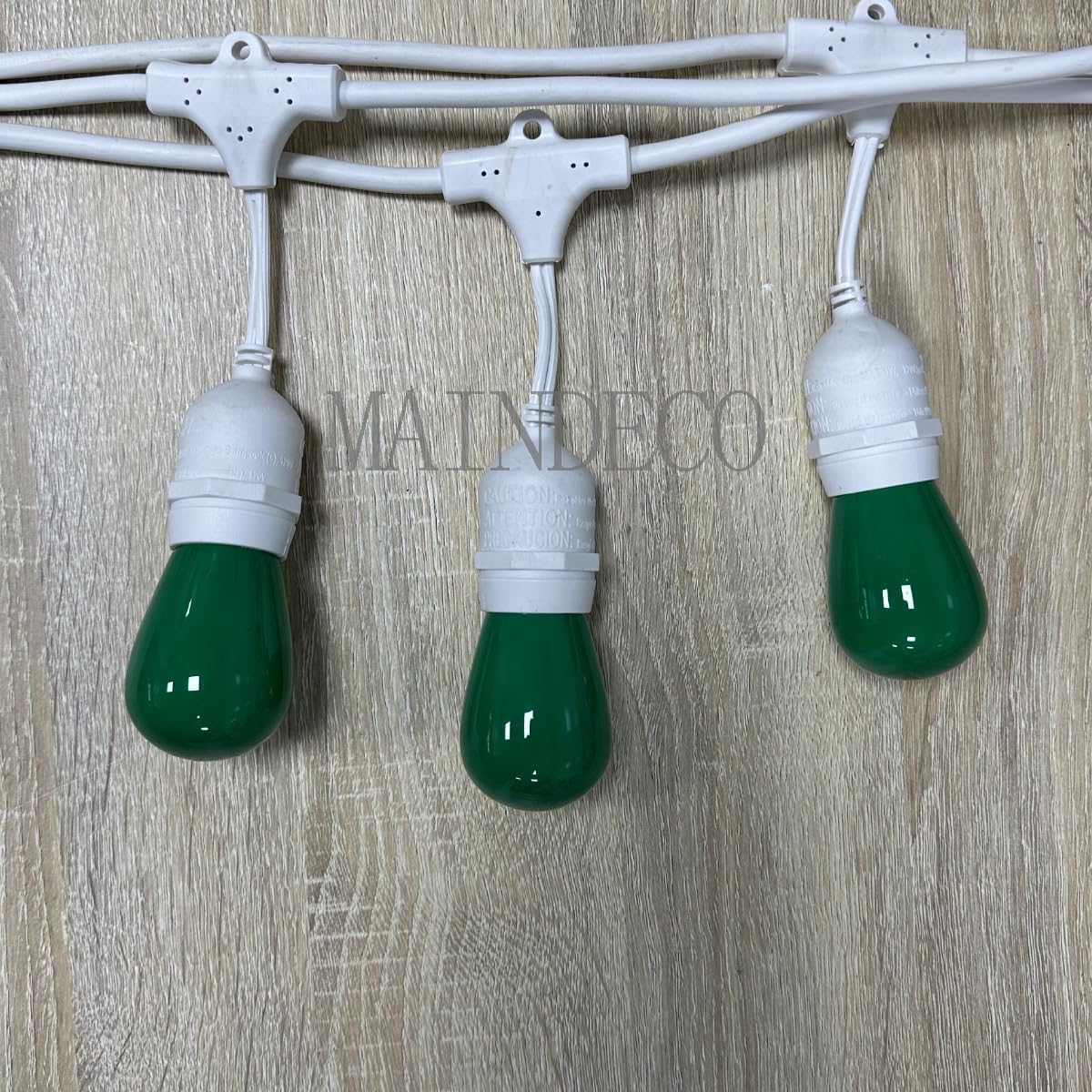 S14 Replacement LED Bulbs,E26 Base,for Outdoor String Light,15 Pack Green