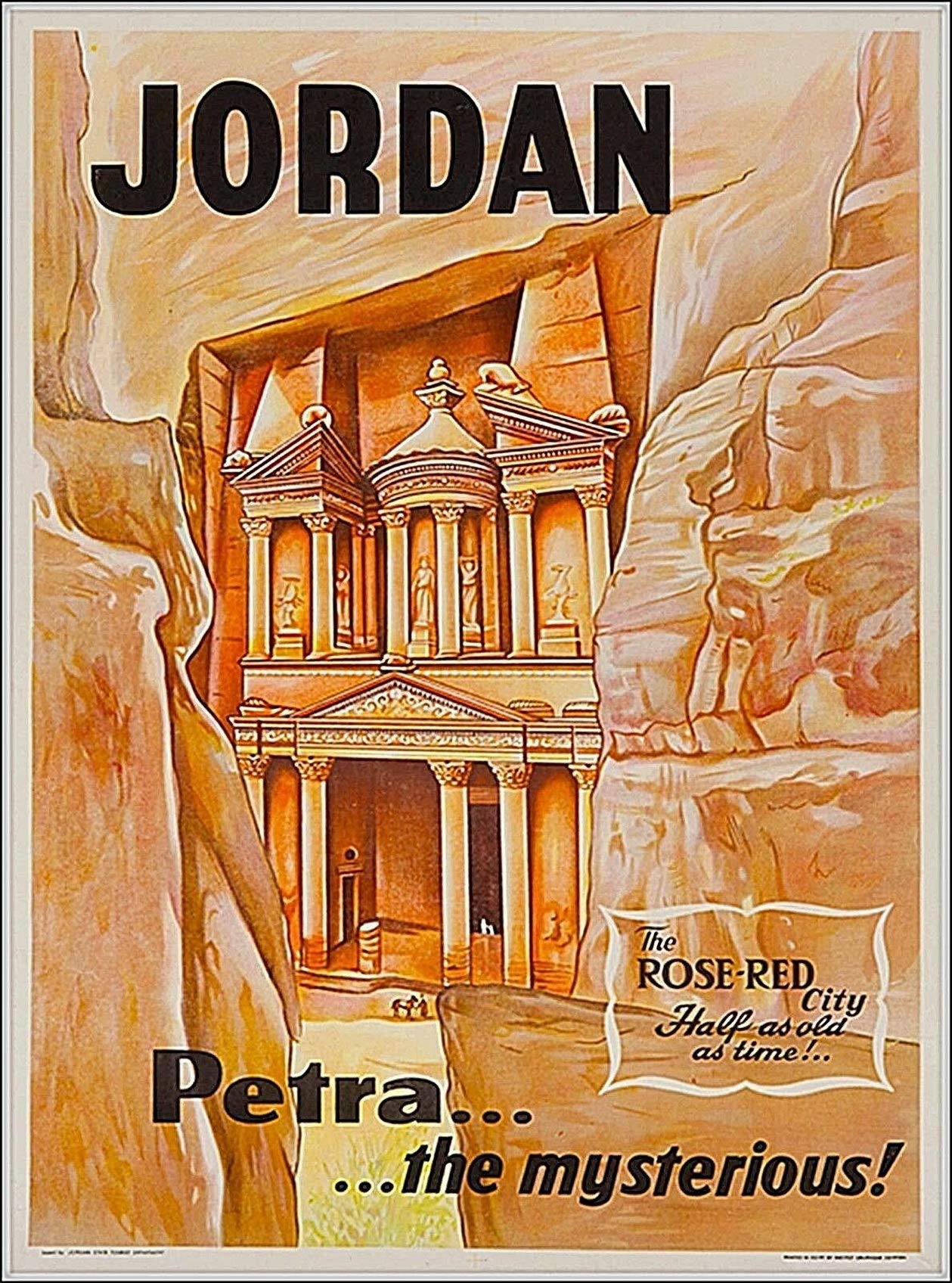 Amazon.com: TYmall Wall Art Metal Hanging Sign Petra The  