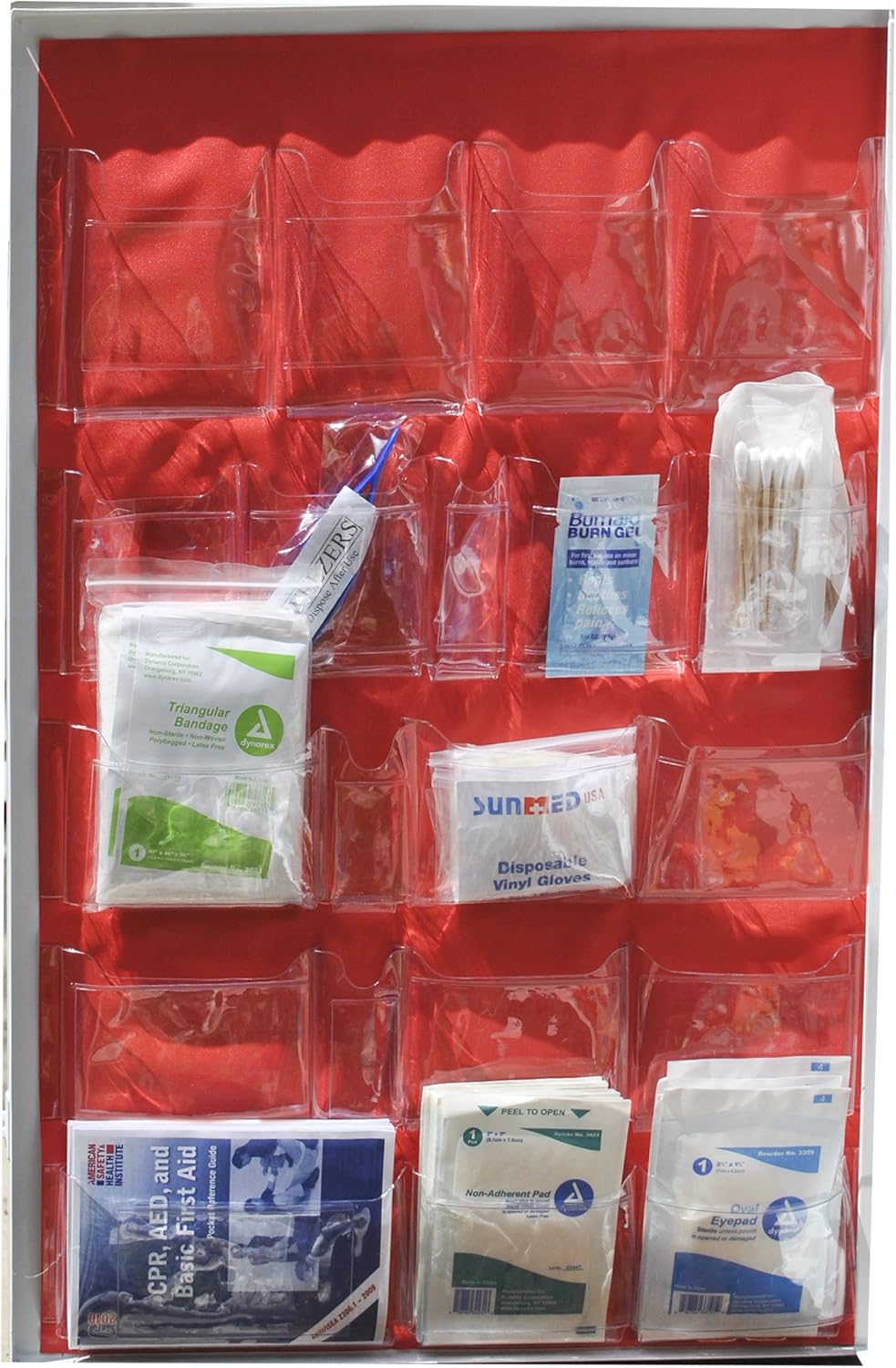 Medique 4-Shelf First Aid Kit, Side-Open First Aid Cabinet w/Alcohol Wipes - First Aid Kits - 