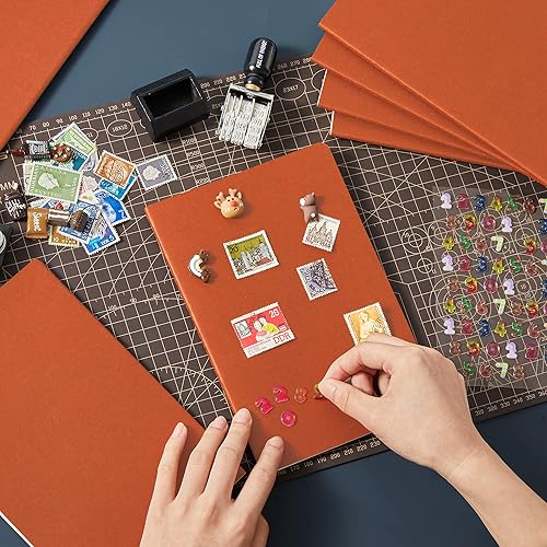 Miniatura 4 de feela Paquete de 8 cuadernos de tapa suave a granel, cuadernos con rayas universitarias para el trabajo, diario de viaje rayado para mujeres y