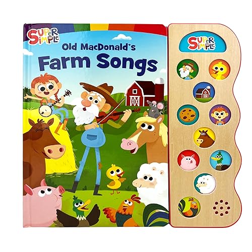 Super Simple: Old MacDonald's Farm Songs - Children's Board Book