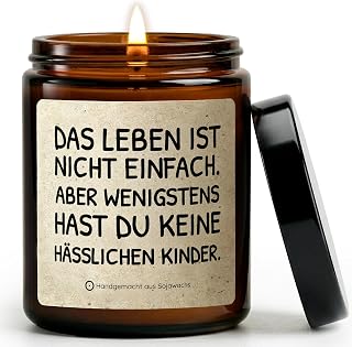 Mother's Day Gift Candle - Handmade in Berlin, 100% Soy Wax, 50 Hours Burning Time…
