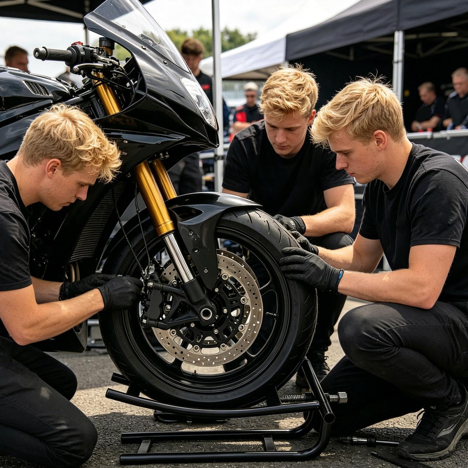 Motorrad-Hebeständer, Universeller Hochleistungs-Reifenheber | Achslift-Funktionalität, Motorrad-ständer, Für Zuhause, Garage, Werkstatt, Ausflug, Straße
