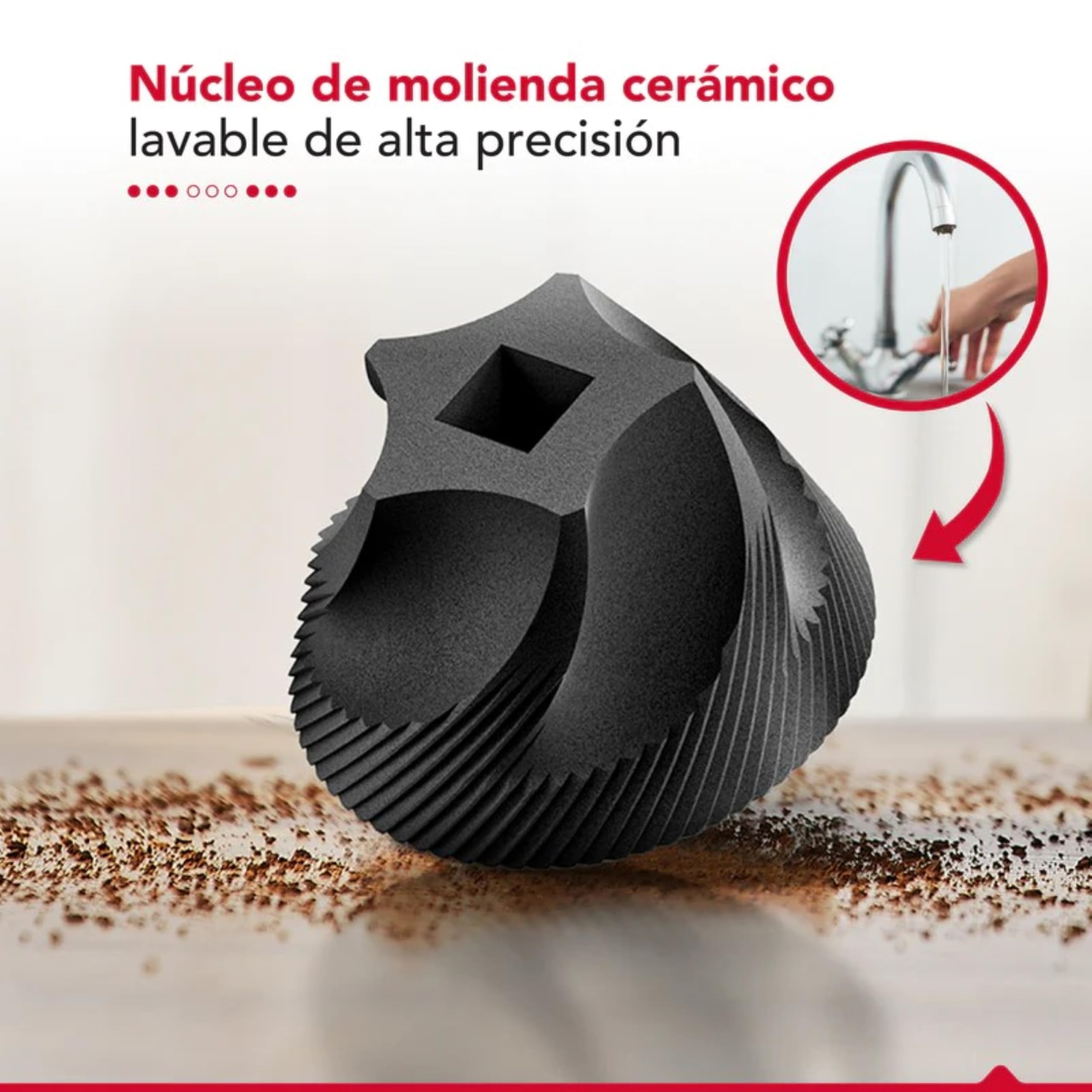 Thörben Moulin à café électrique professionnel, rechargeable USB-C, acier inoxydable, 40 niveaux de broyage, meules en céramique, 30 g de capacité, 10 W, portable, pour maison et bureau