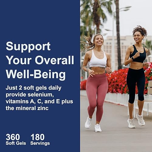 Miniatura 5 de Carlson ACES  Zn Vitaminas A C E  Selenio y zinc soporte tiroideo multivitamínico con zinc salud celular y apoyo inmunológico selenio