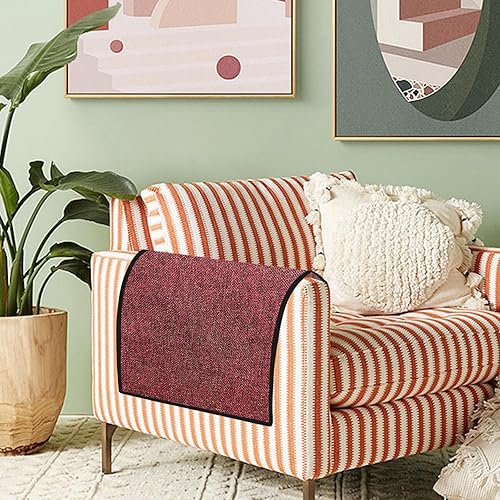 Miniatura 4 de Funda de lino para reposabrazos de sofá reclinable, funda antideslizante para sala de estar, sofá biplaza, fundas para reposabrazos de aspecto de