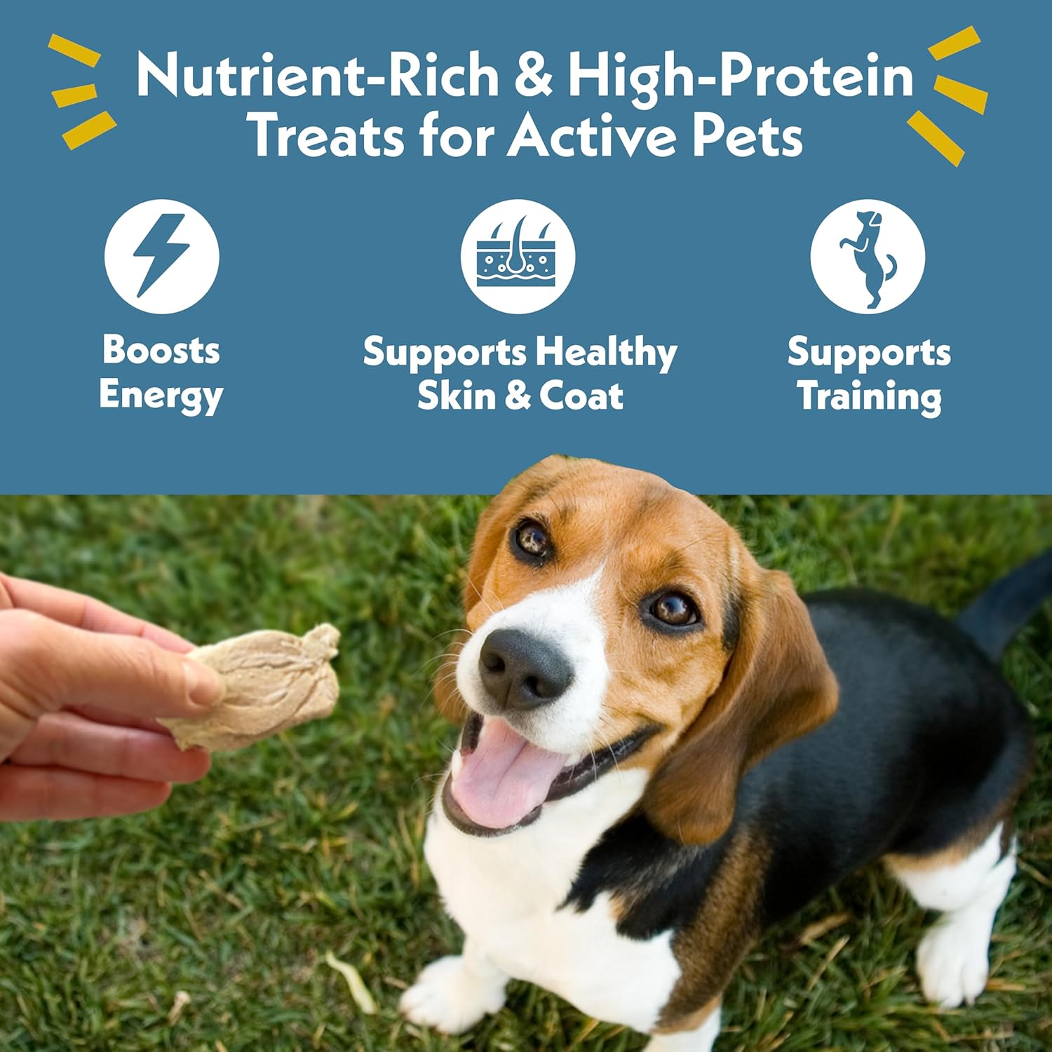 Fresh Is Best Rabbit Tenders Freeze Dried Dog Treats – Raw Freeze Dried Rabbit Dog Treats for Cats & Canines in Resealable Zipper Bag – High-Protein Single Ingredient – Made in the USA
