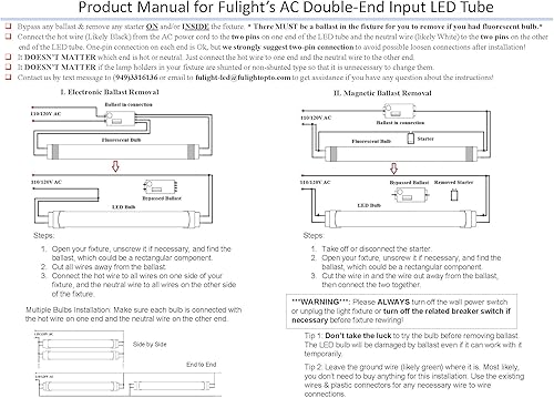 Miniatura 3 de Tubo de luz LED F8T5D de 12-30 V CC  12 pulgadas (11-78 pulgadas incluyendo pines) 4 W (equivalente a 8 W), luz diurna 6000 K, alimentación de doble