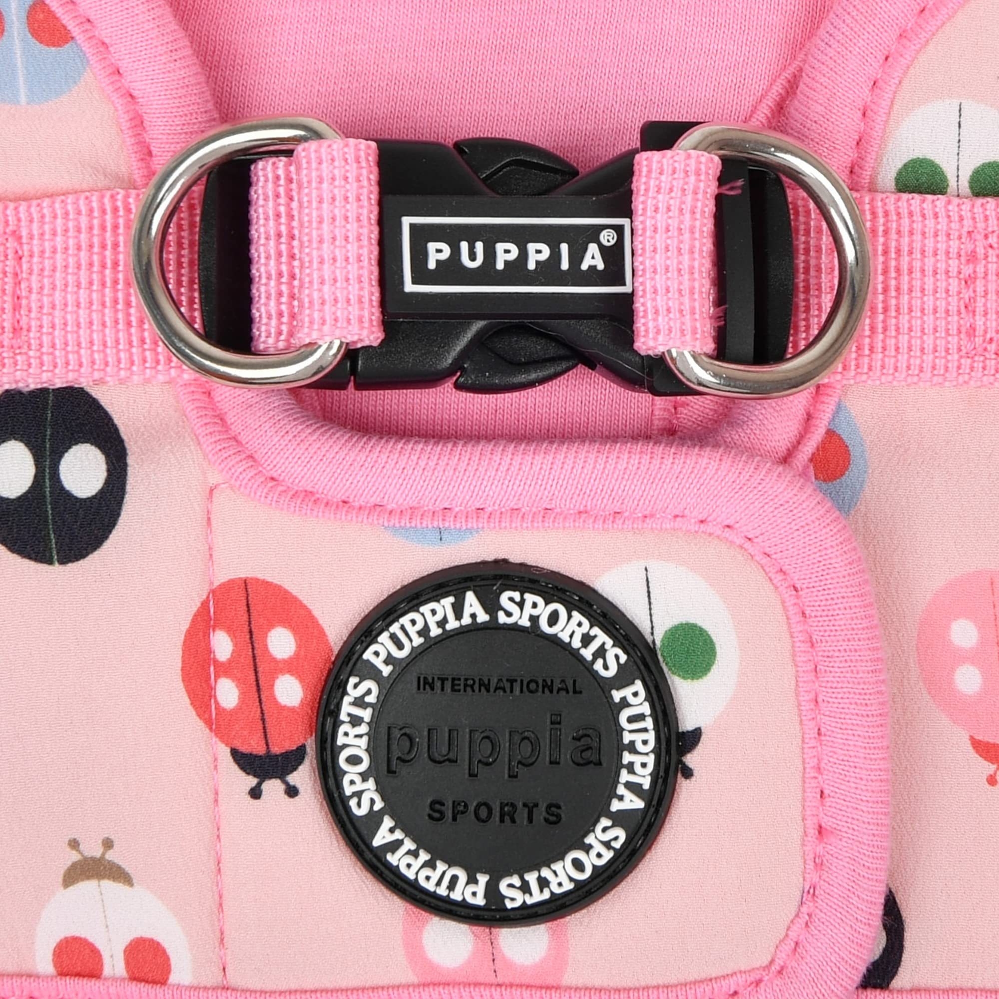 Puppia Lady Beetle Step-in Vest Dog Harness No Choke No Pull Walking Training for Small and Medium Dog - Pink - S - Image 4