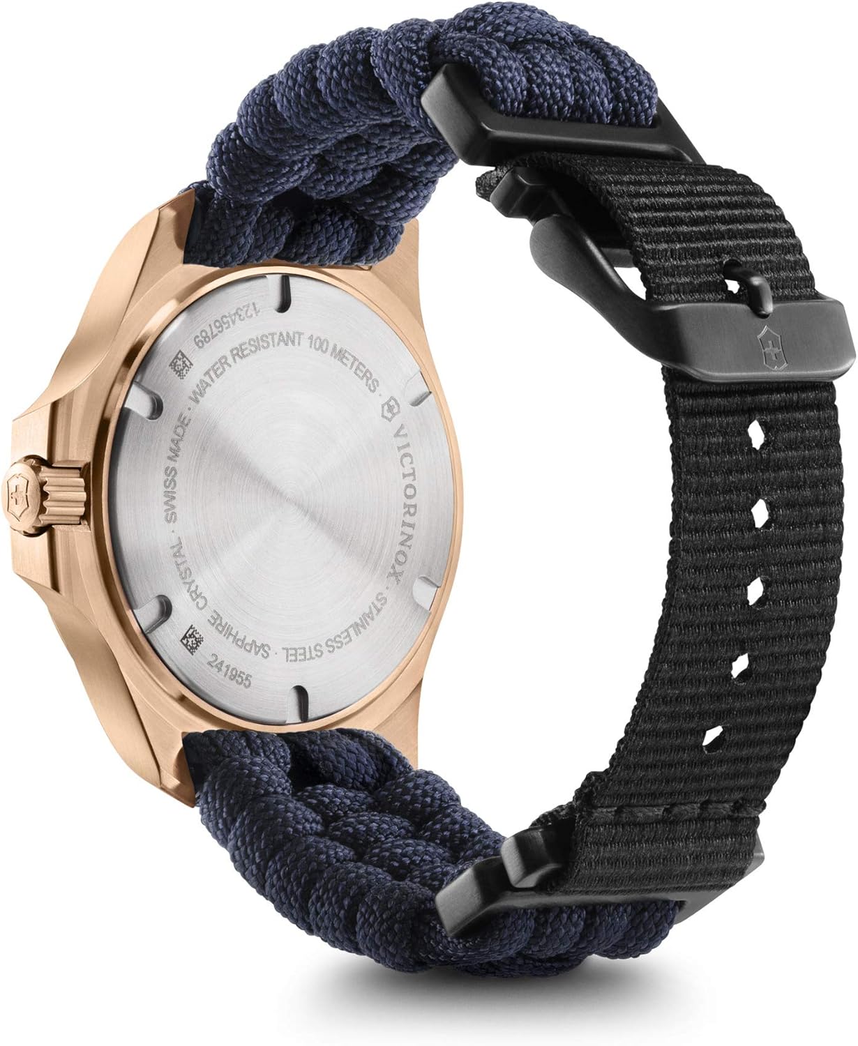 Victorinox Orologio Analogico al Quarzo Donna con Cinturino in Nylon 241955