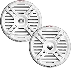 250 Watt Marine Speaker System - Water Resistant Dual 2 Way 6.5 Inch Outdoor Stereo Audio Sound Speakers w/ 65Hz-20kHz Frequency Response, Heavy Duty 35oz Magnet Structure - Pyle PLMRX67 (White, Pair) - coolthings.us