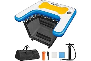 VIVOHOME Inflatable Boat Dog Ramp Float for Pets