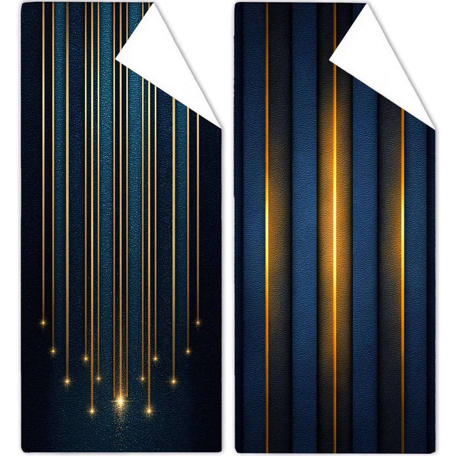 Mikrofaser Strandtuch 80x160cm, Aurora Strandtuch Abstrakt Saunahandtuc 2 Stück Stranddecke Sandfrei, Schnell Trocknendes, Saugfahiges Strandmatte, Sporthandtuch für Urlaub Schwimmen Camping OC-967