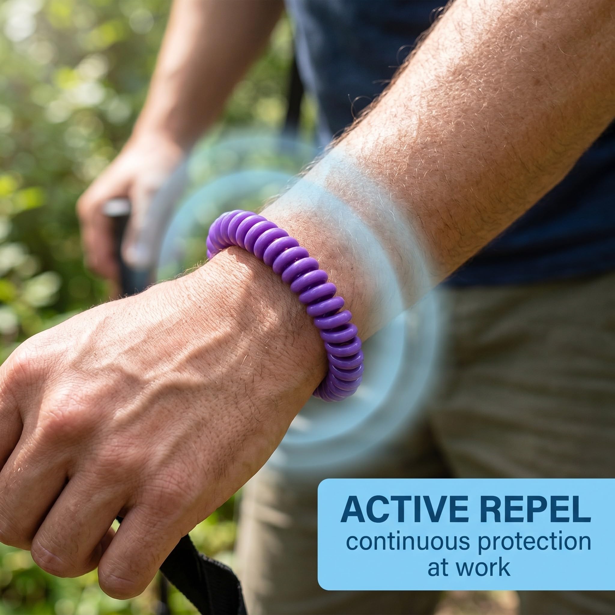Set 10 Bracciali Antizanzare a Spirale + 36 Cerotti, Braccialetti Antizanzare con Oli Essenziali Naturali, Senza DEET, per Famiglia e Bambini, per Attività All'aperto e Viaggi