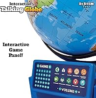 Vista 8 de Dr. STEM Toys Interactive Talking Globe with Smart Pen, Game Panel, 300+ Geographic Quiz Questions, Touch & Learn, Music, and More - Educational Toy