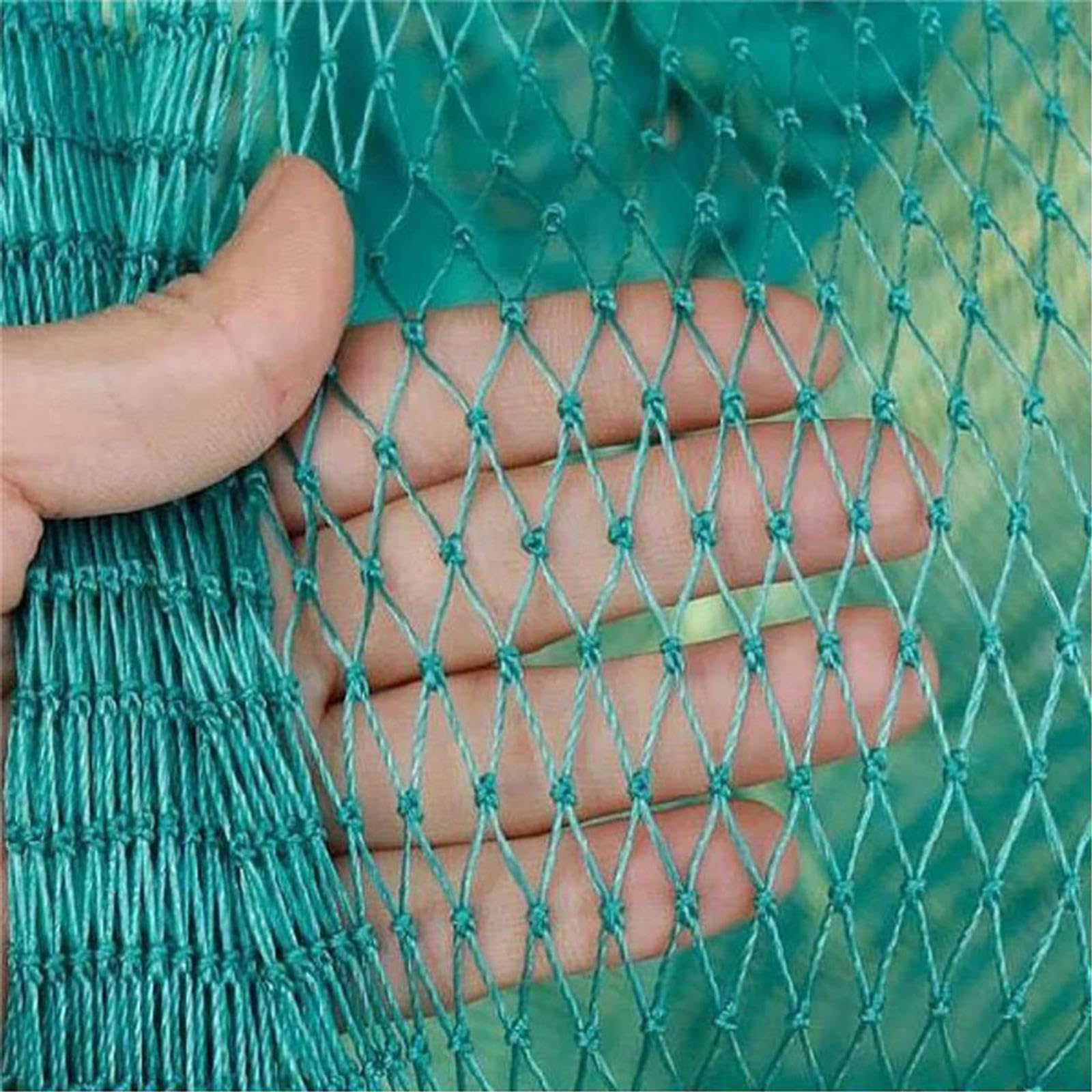Rete per insetti a maglie strette， Garden Trellis Bird Netting 15mm Mesh Green Multiple Sizes(10x15m)
