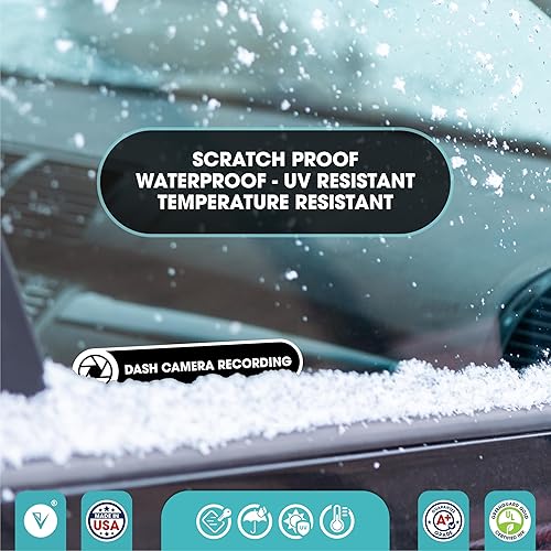 Miniatura 4 de Grabación de cámara de tablero en calcomanía de automóvil Letrero de vinilo para cámara de tablero Grabación de cámara del automóvil Paquete de 2