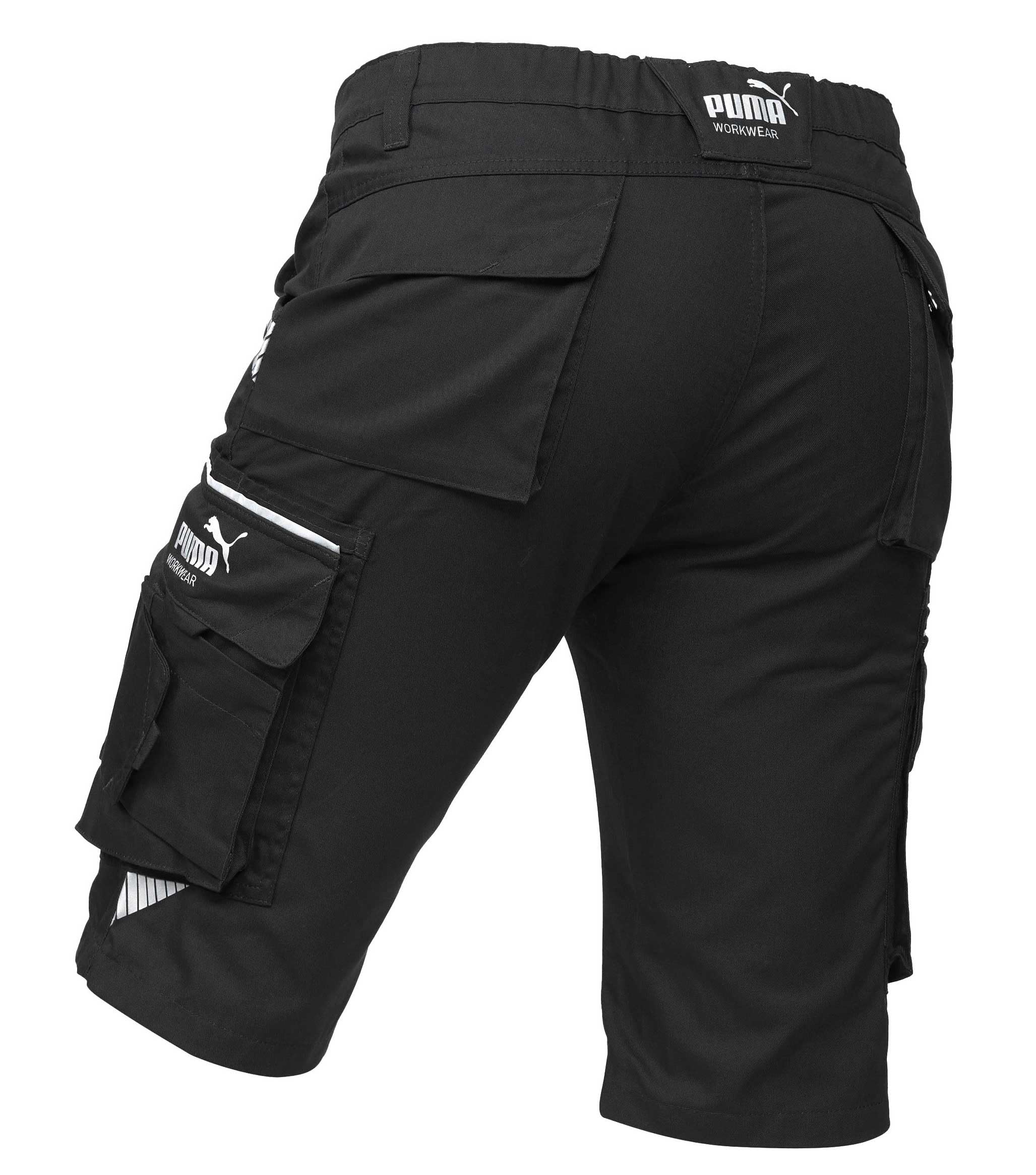 PUMA Workwear Precision X szorty robocze – krótkie spodnie robocze damskie – wytrzymały, elastyczny materiał – wiele kieszeni i elementów odblaskowych – wygodne dopasowanie – idealne do rzemiosła