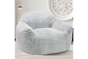 Fluffy Comfort: Homguava Giant Bean Bag Chair — Cozy Haven for Relaxation